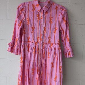 Cotton Mini Bowie Dress with Pockets Size Small Women